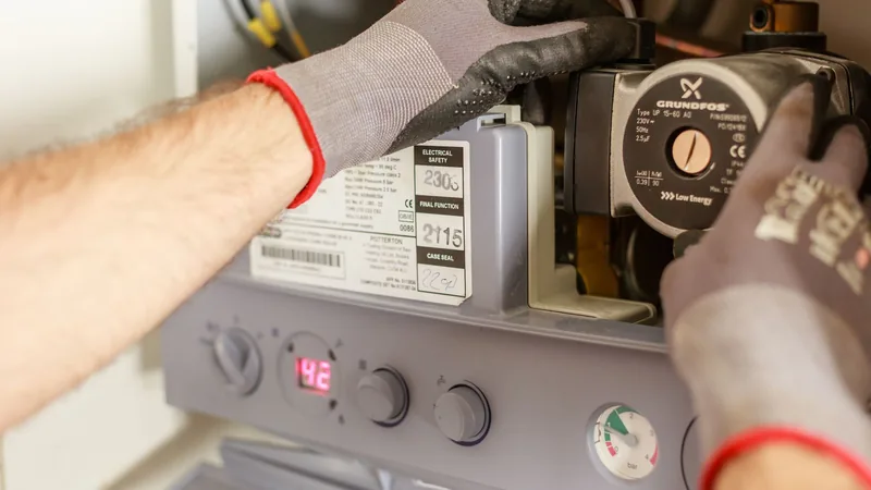 Wall-mounted gas boiler